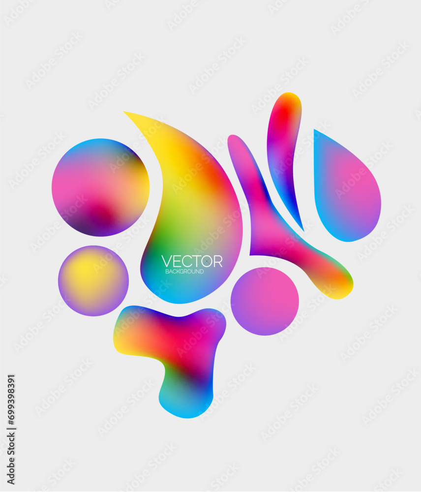 Abstract liquid bubble background. Liquid gradients Abstract liquid bubble background. Liquid gradients