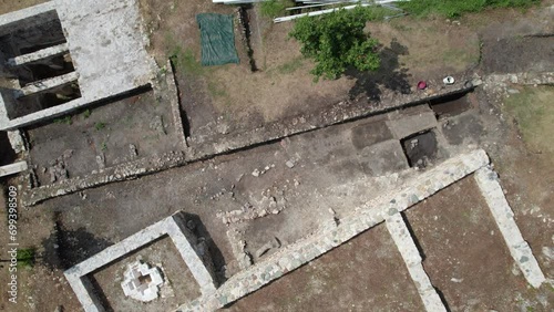Archeological ruins of ancient Roman church in Prozor-Rama photo