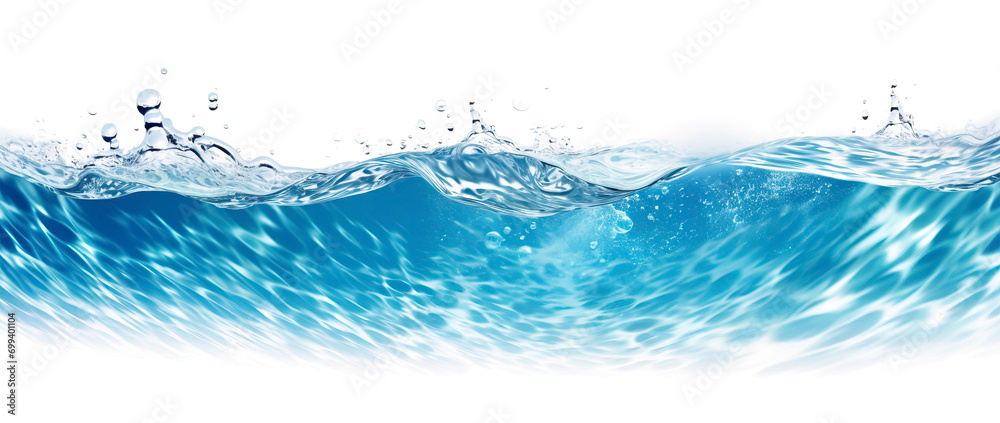 Water waves on blue ocean isolated on transparent background. PNG Stock ...