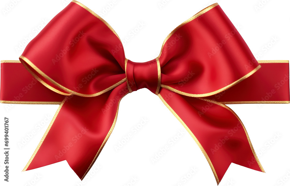 Red bow isolated on transparent background. PNG Red bow isolated on transparent background. PNG