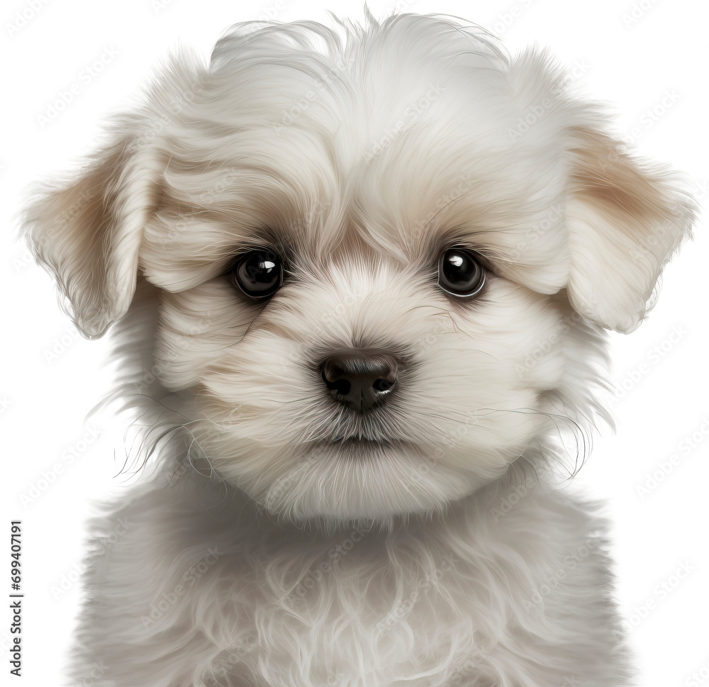 Baby Maltese isolated on transparent background. PNG Baby Maltese isolated on transparent background. PNG
