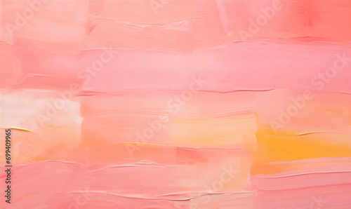 Acrylic paint strokes. Abstract background in pink colors, Generative AI photo