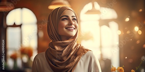 Arabic Female Chef Profession Employment Attractive Environment Generative AI