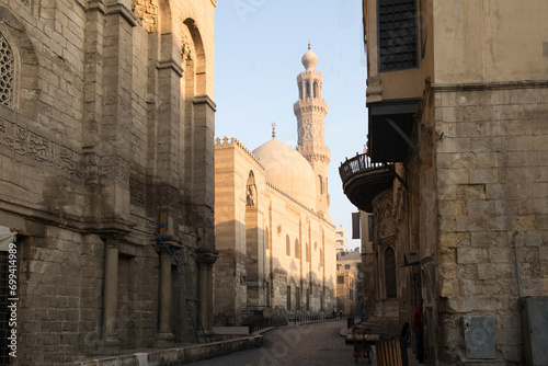Beautiful view of Al Muezz Street in Islamic Cairo, Egypt