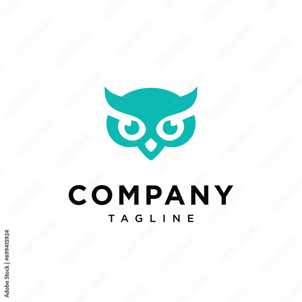 Head Owl logo icon vector template.eps
