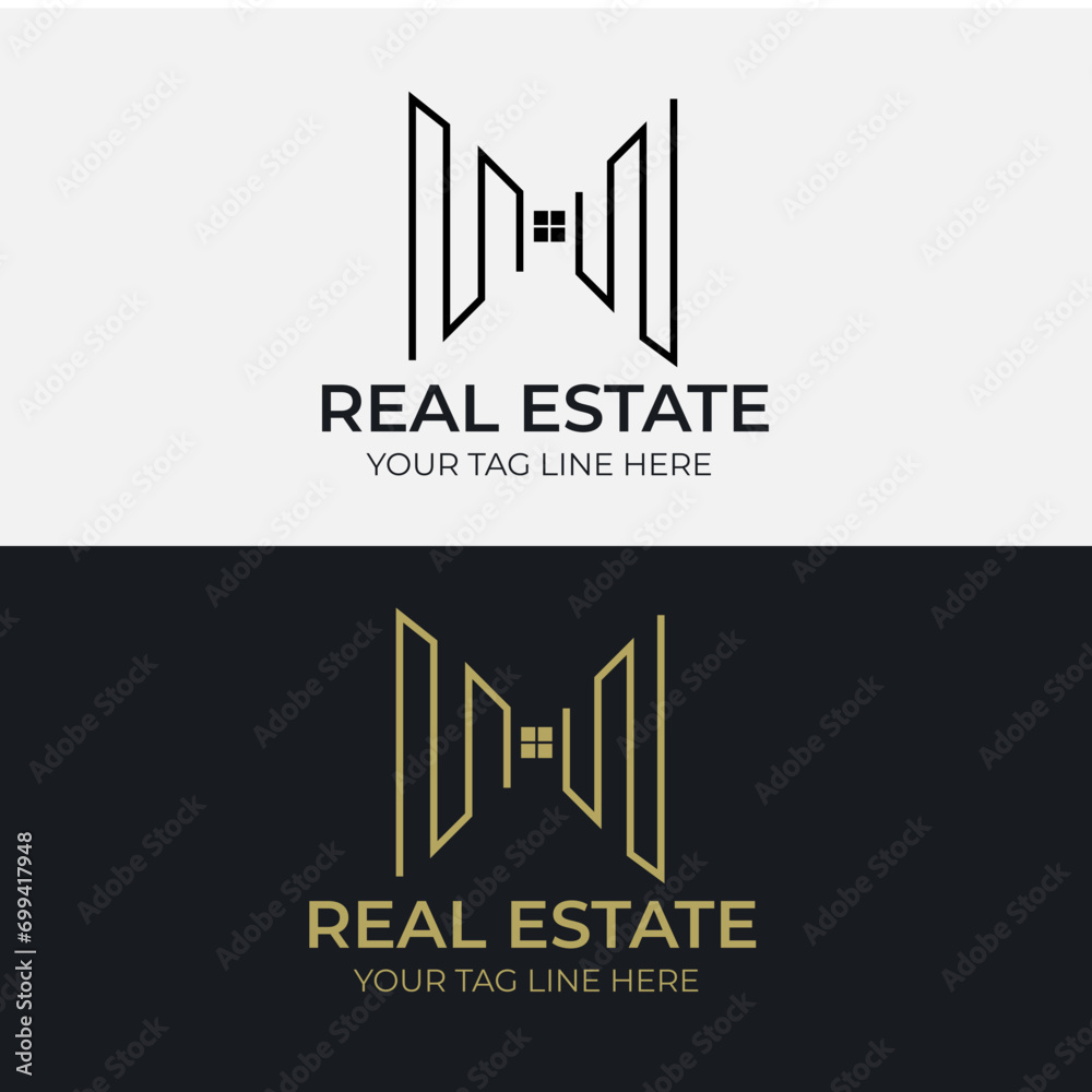 Real estate logo design.