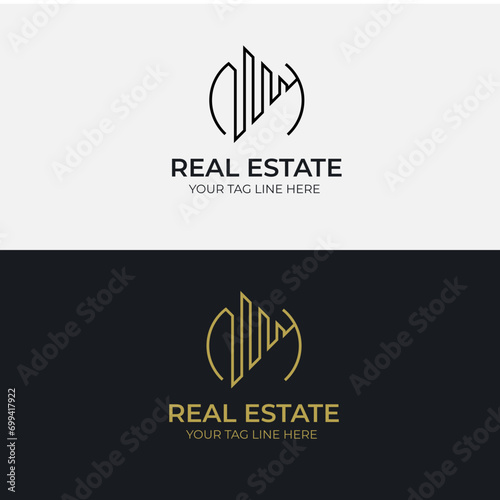 Real estate logo design.