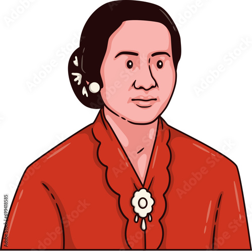 pahlawan nasional indonesia raden adjeng kartini photo
