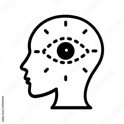 Solid black icon for Visualize