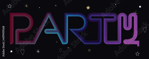 Night dance party music night poster template. Electro style concert disco club party event flyer invitation