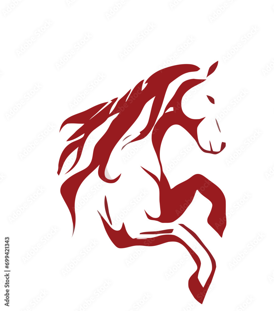 illustration of a horse illustration of a horse