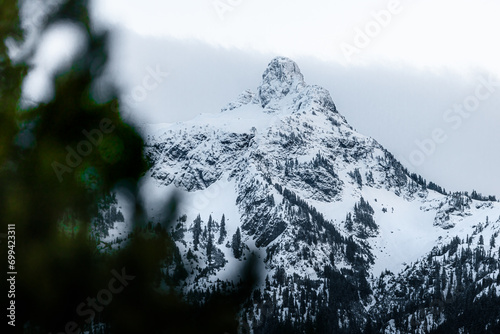 Snow covered Sky Pilot Mountain in Squamish, Canada © Martin