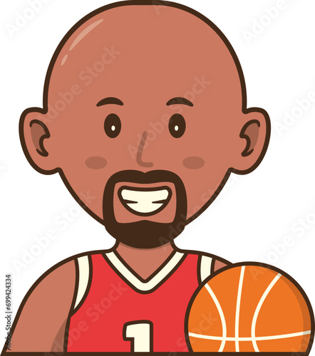 Basketball Player Sports Avatar Character