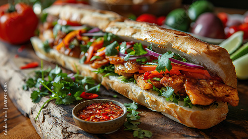 Vietnamese food, Banh mi - Vietnamese sandwich