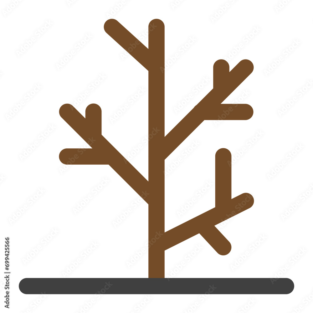 Tree branch icon in color style. Simple nature vector — pixel-perfect icon. Tree branch icon in color style. Simple nature vector — pixel-perfect icon.