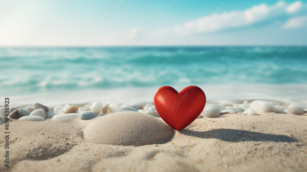 Sandy Embrace: Single Heart on a Coastal Edge
Sandy Embrace: Single Heart on a Coastal Edge