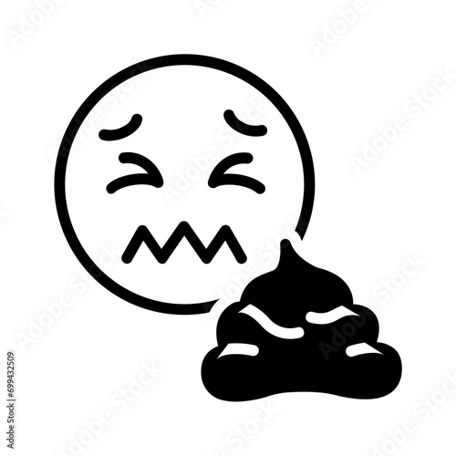 Solid black icon for Nasty