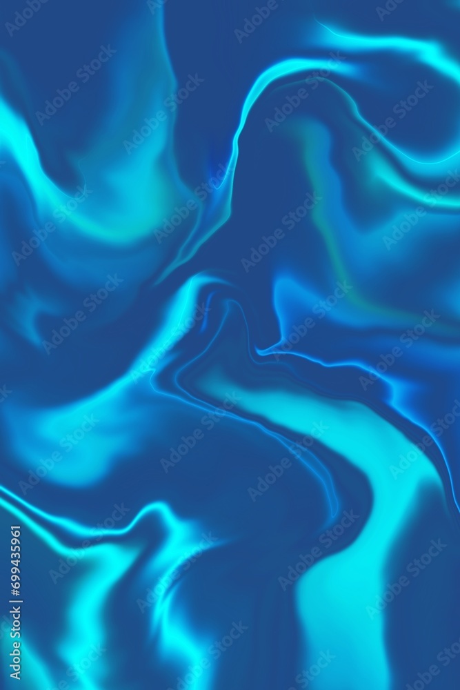 Fototapeta premium blue aesthetic blurred liquid gradient background