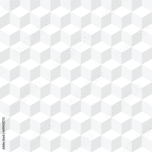 3d cube pattern background texture. Vector Illustration of isometric cubes Seamless pattern Cubes. © NokHoOkNoi