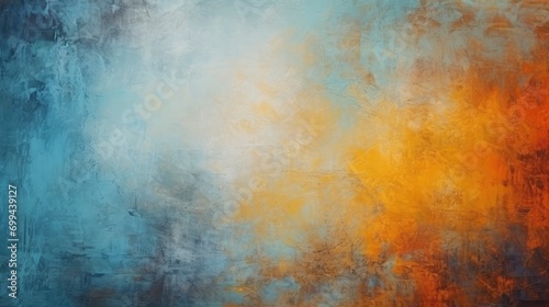 Modern impressionism technique. Wall poster print template. Abstract painting art. Hand drawn by dry brush of paint background texture. Oil painting style