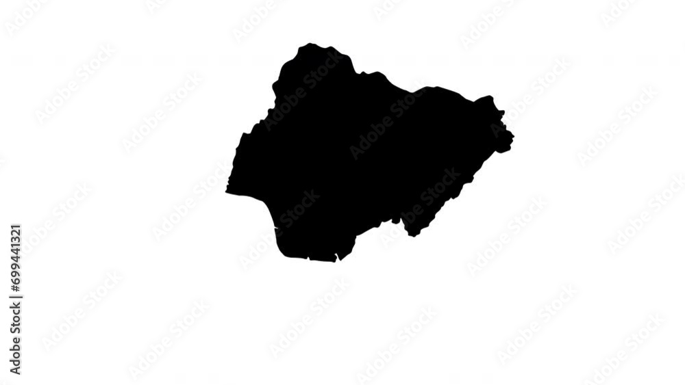 animated video of the map icon for the country of Nigeria animated video of the map icon for the country of Nigeria