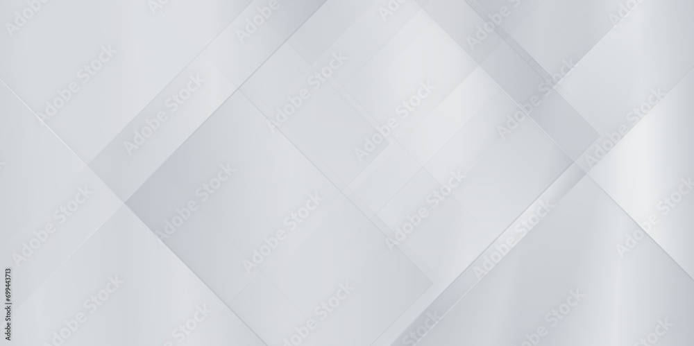 Obraz premium Modern business and technology concept Horizontal banner template abstract background, White and grey modern abstract modern geometric presentation background, abstract geometric design Pattern.