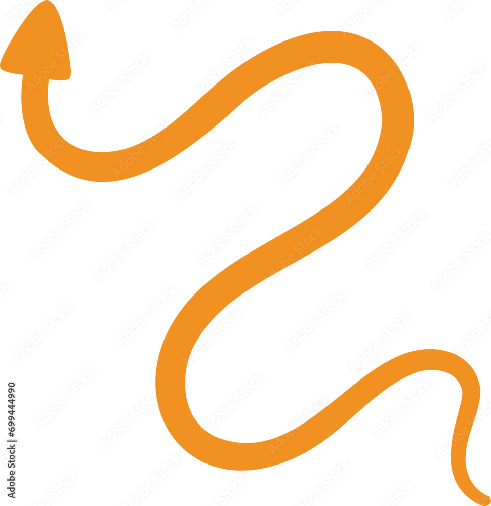 Cute Arrow Curved Decoration Simple Ornament Cute Arrow Curved Decoration Simple Ornament