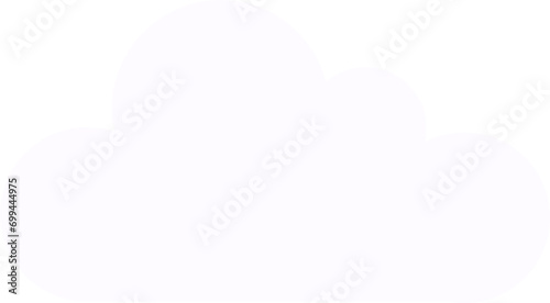 White Cloud Simple Ornament Cute Decorative