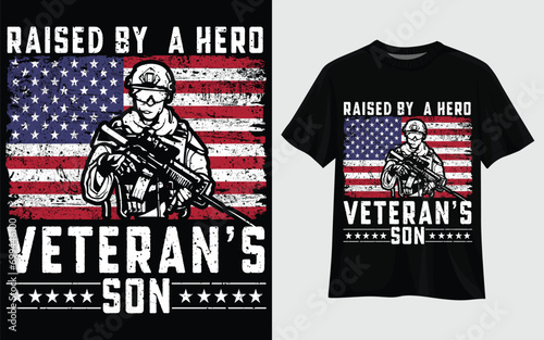 USA Veteran T-Shirt Design, Vector usa Veteran, Veteran poster.