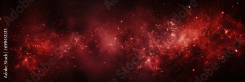 Abstract cosmic red background