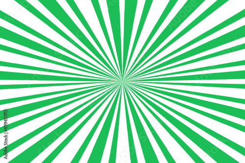 abstract green white sunburst background design concept.