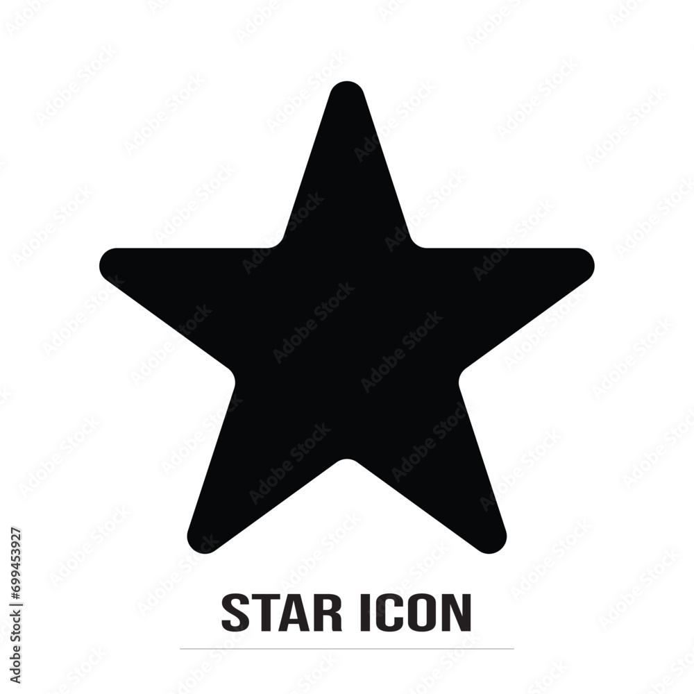 Star icon vector icon. Simple element illustration. Star symbol design used for web and mobile. Star icon vector icon. Simple element illustration. Star symbol design used for web and mobile.