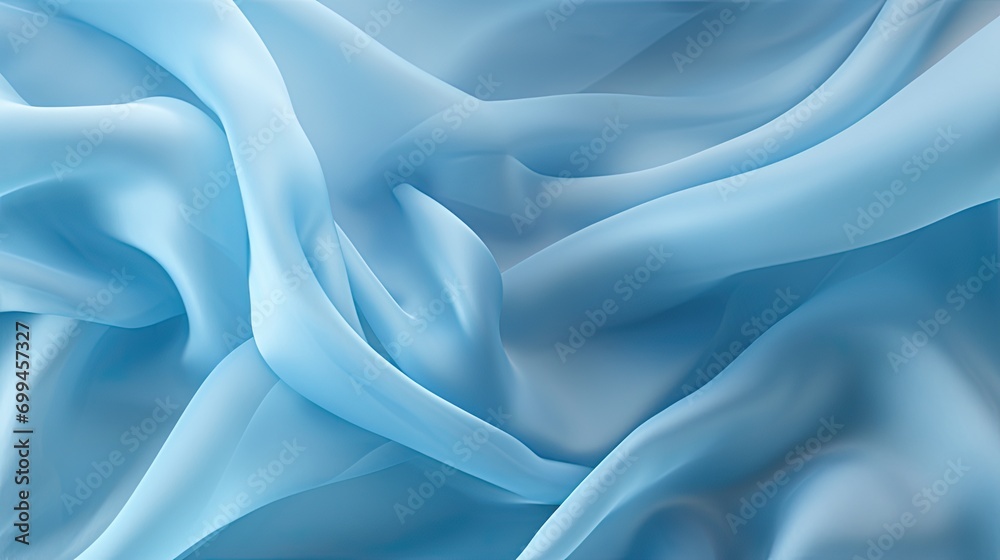 Obraz premium light silk blue fabric