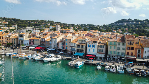 Aerial view of Cassis, France
