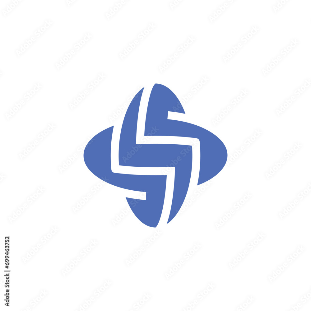 Combination of lightning, cross, and letter S logo Combination of lightning, cross, and letter S logo