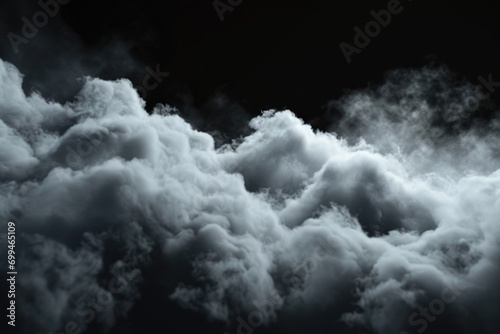 A black and white photo of clouds. Suitable for various uses