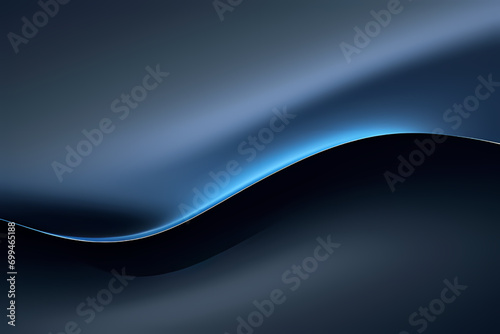 Vector abstract dark blue wave background with liquid and shapes on fluid gradient with gradient and light effects. Shiny color effects.