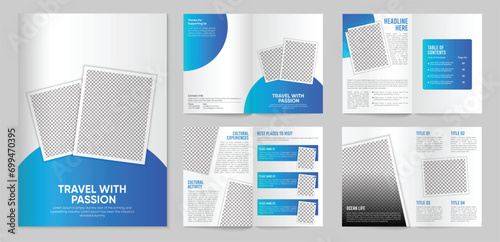 travel brochure design template