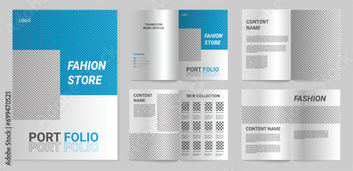 fashion brochure design template
