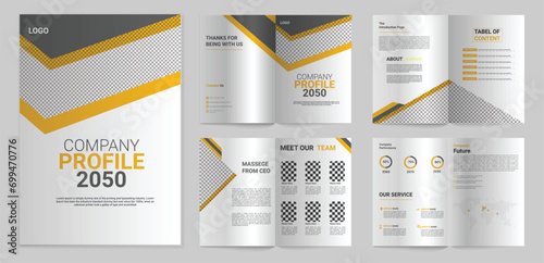 fashion brochure design template
