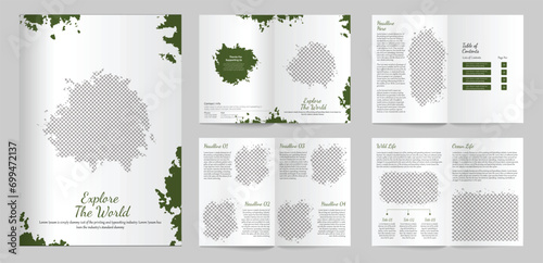 travel brochure design template