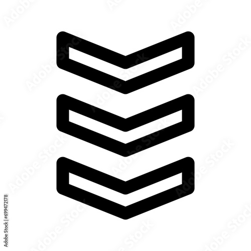rank army icon photo