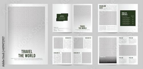 travel brochure design template