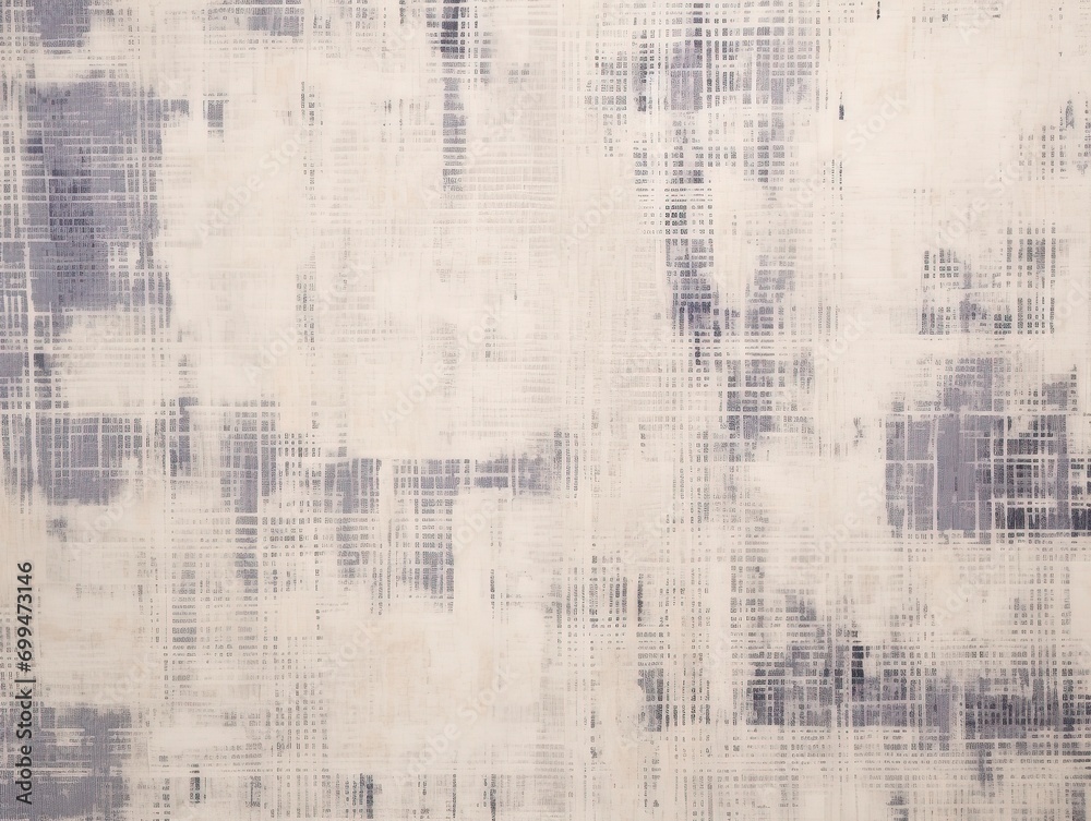 Obraz premium Unprimed, laminated canvas in light gray and purple