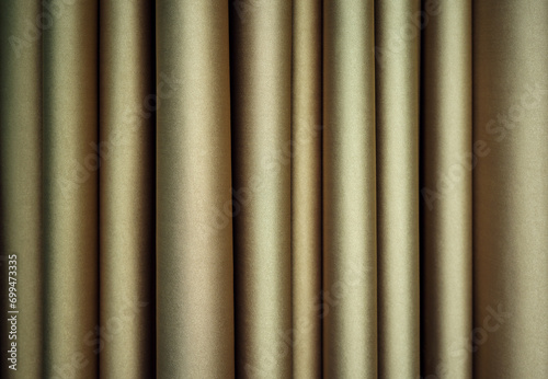 Curtain yellow gold background