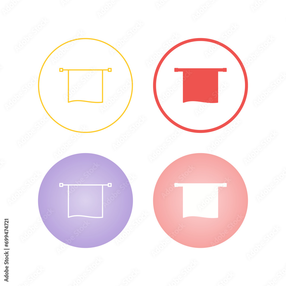Towel Dryer Vector Icon Towel Dryer Vector Icon