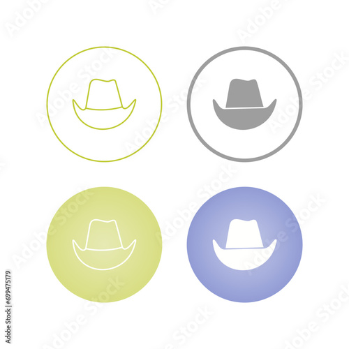 Cowboy Hat Vector Icon