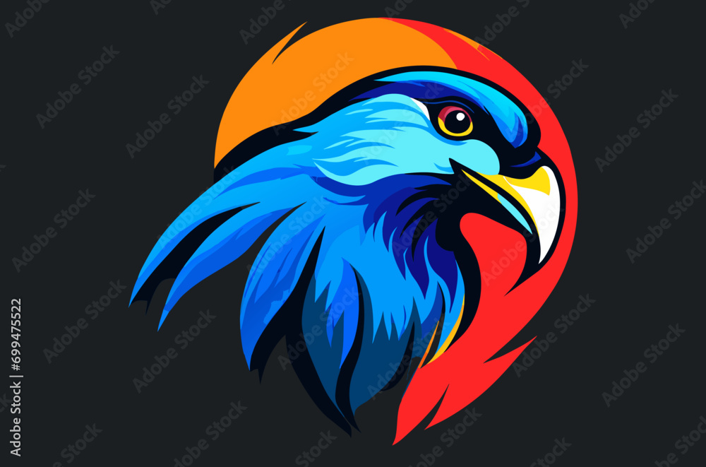 Obraz premium Bird Head Logo Design
