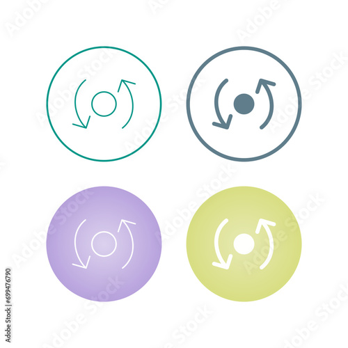 Synchronization Vector Icon