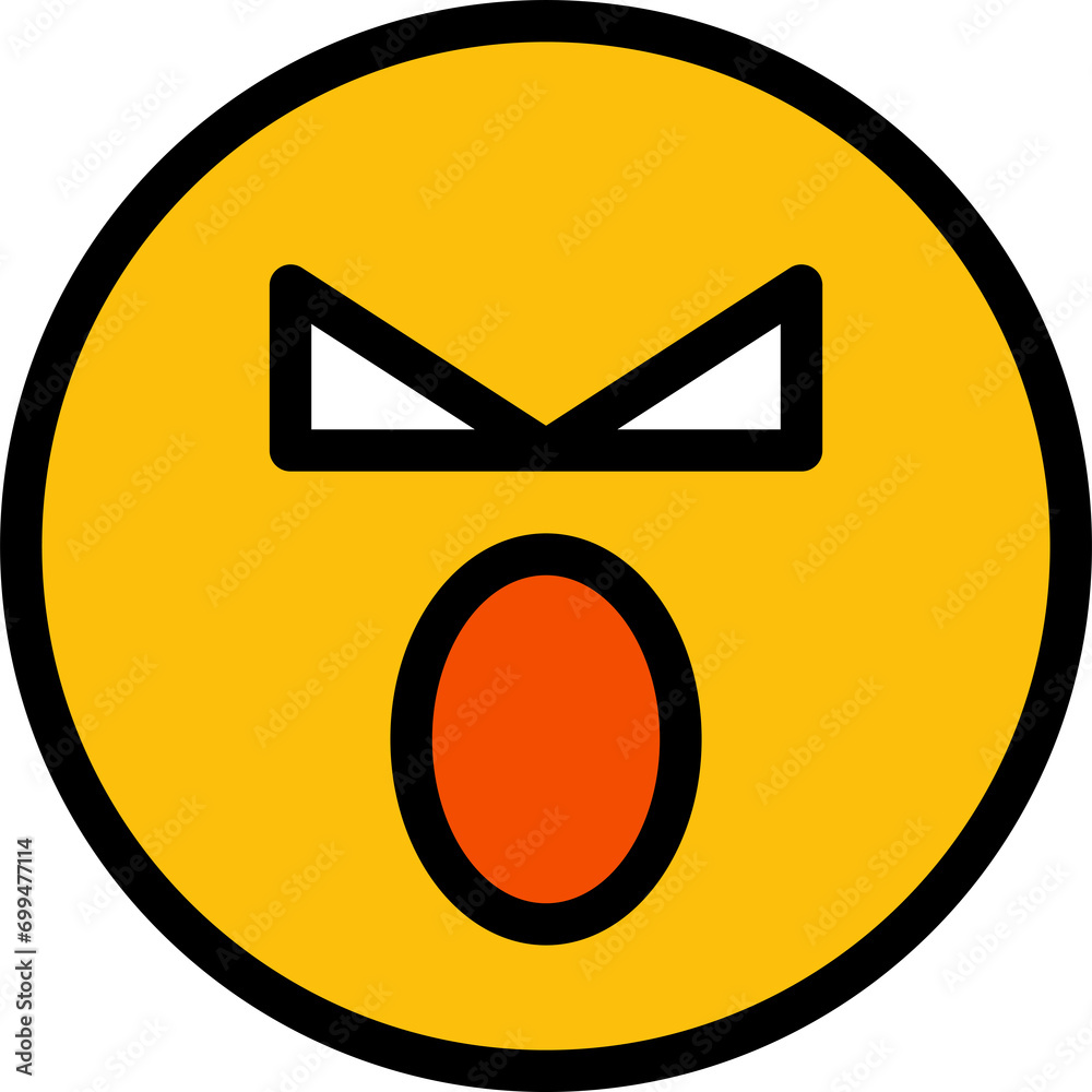 Angry Face Icon
